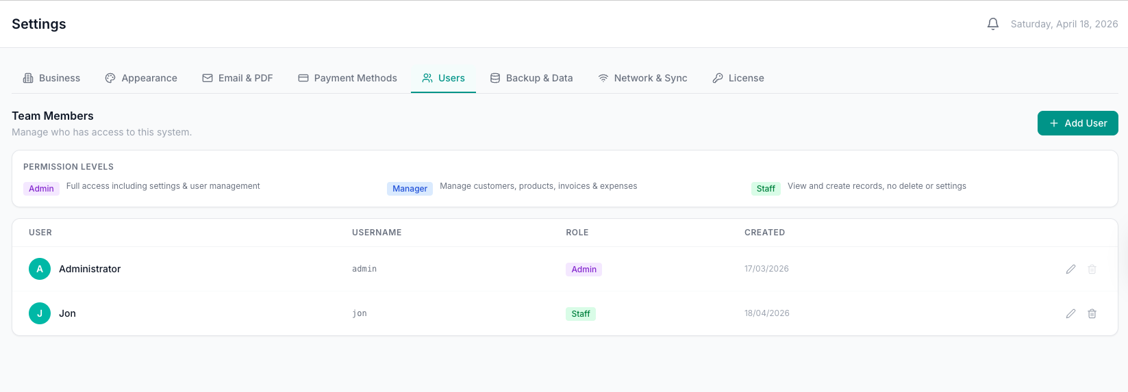 Multi-User Team Management